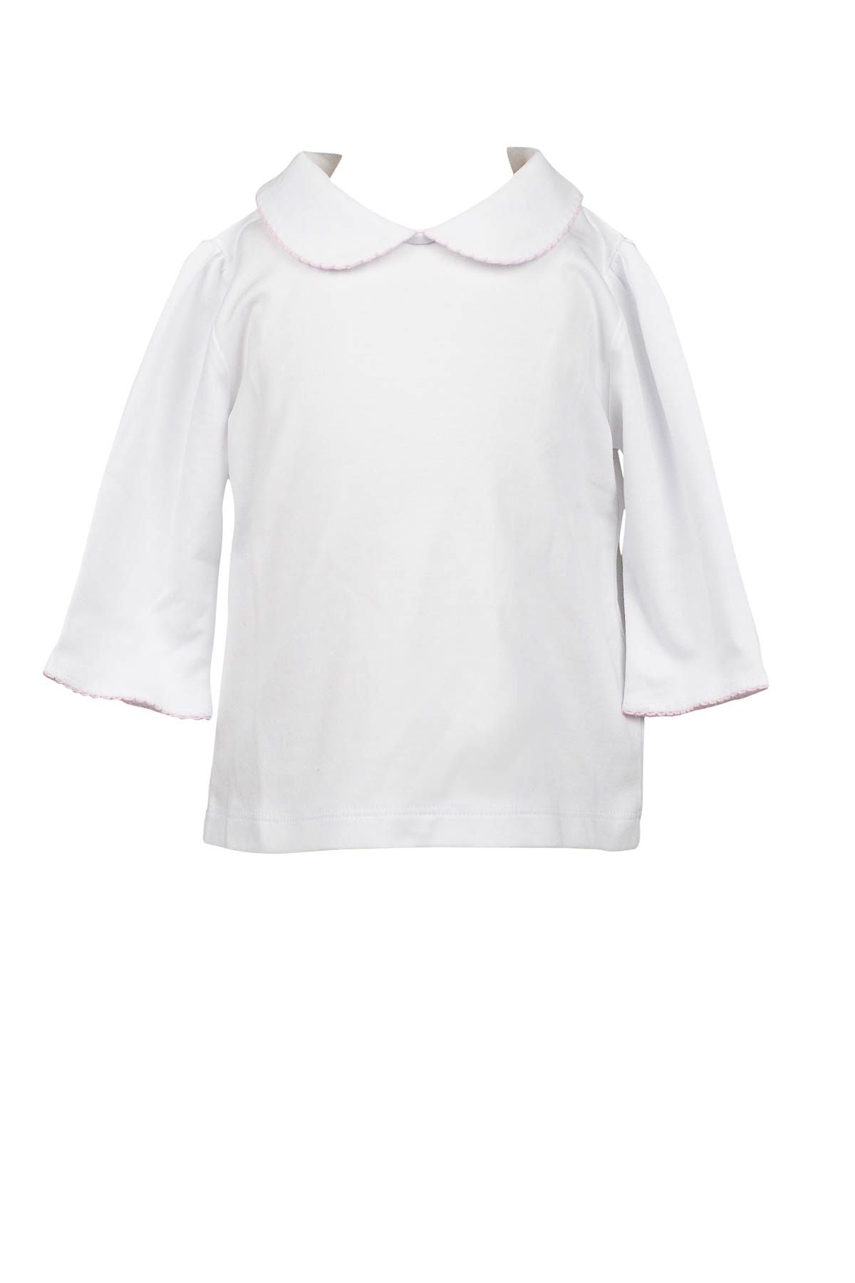 Jensen 3/4 Sleeve Striped T-Shirt Pink
