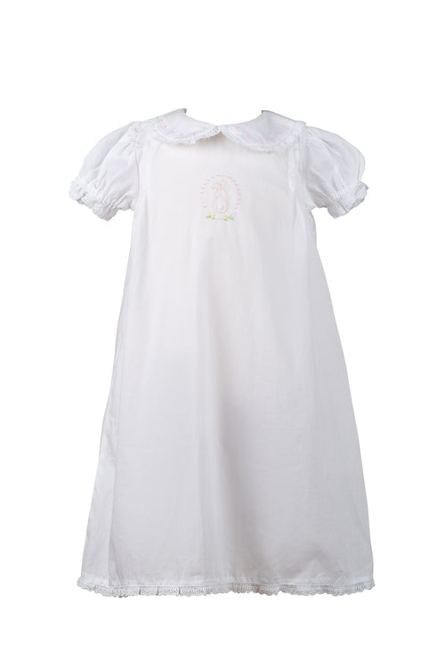 Bea White Layette Gown