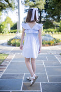 Rosemary Dress Blue & White Floral