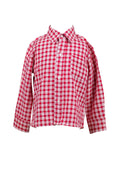 Red Gingham Dress Shirt