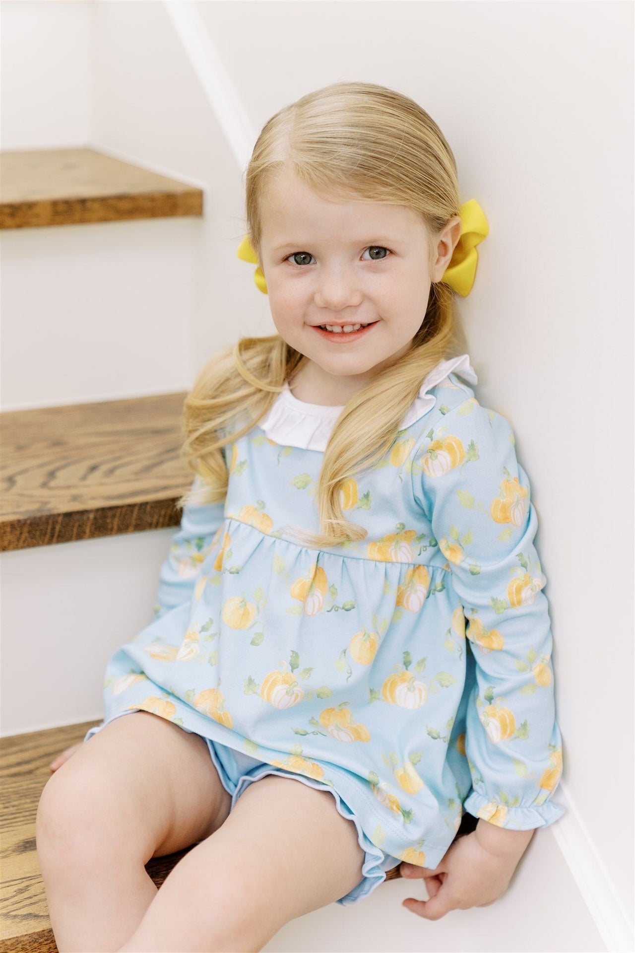 Patch Long Sleeve Bloomer Set