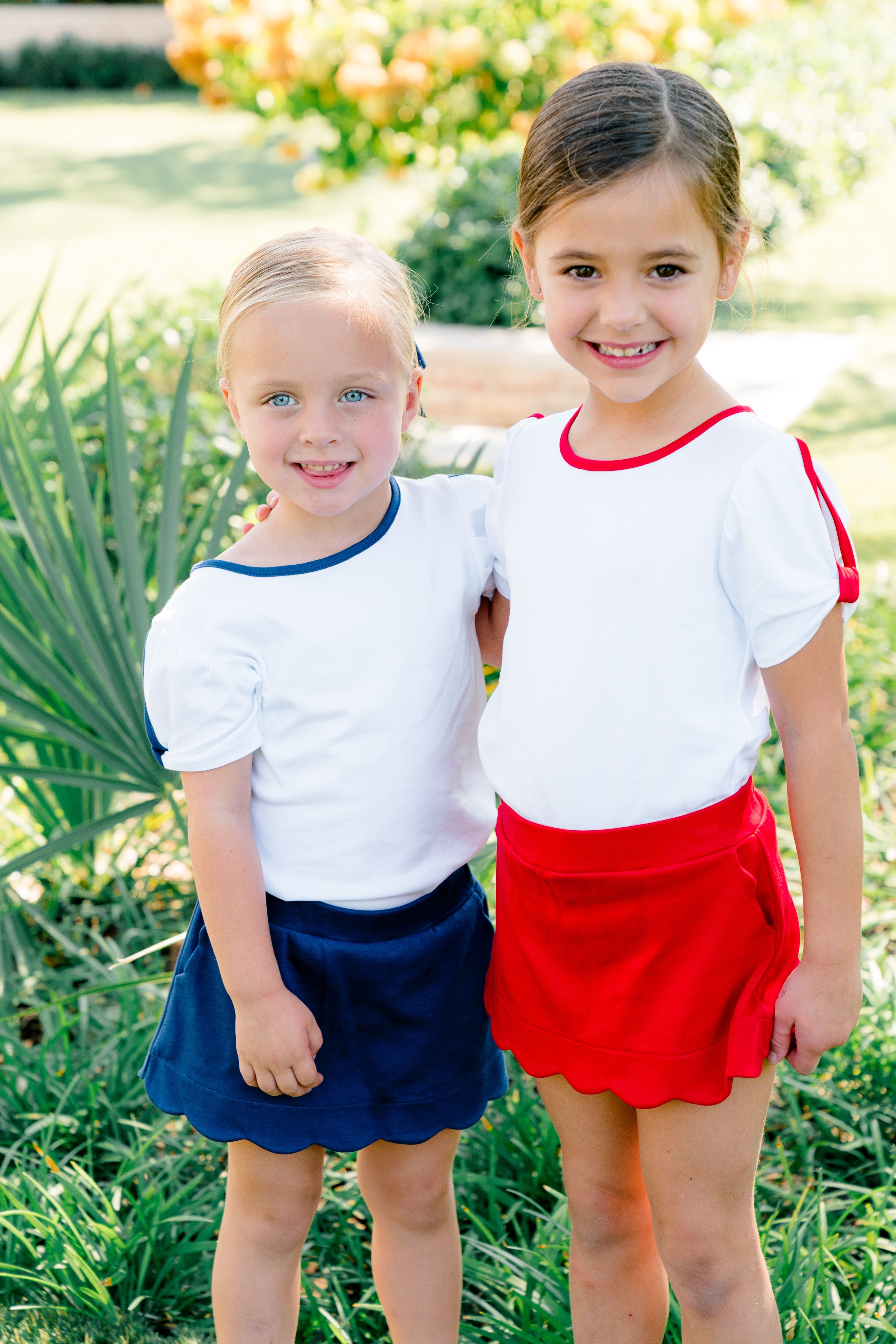 Sophie Scallop Skort Navy