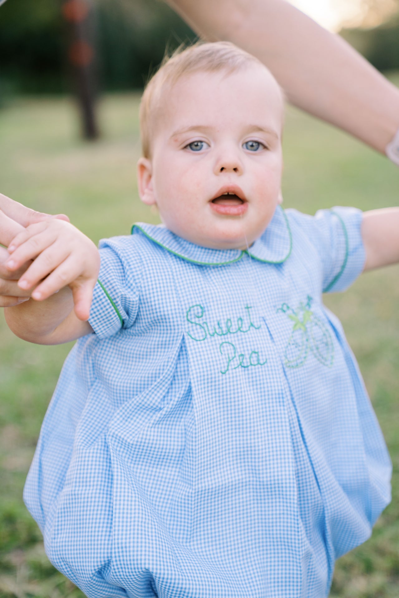 Sweet Pea Boy Bubble