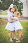 Smocked Blue Dress