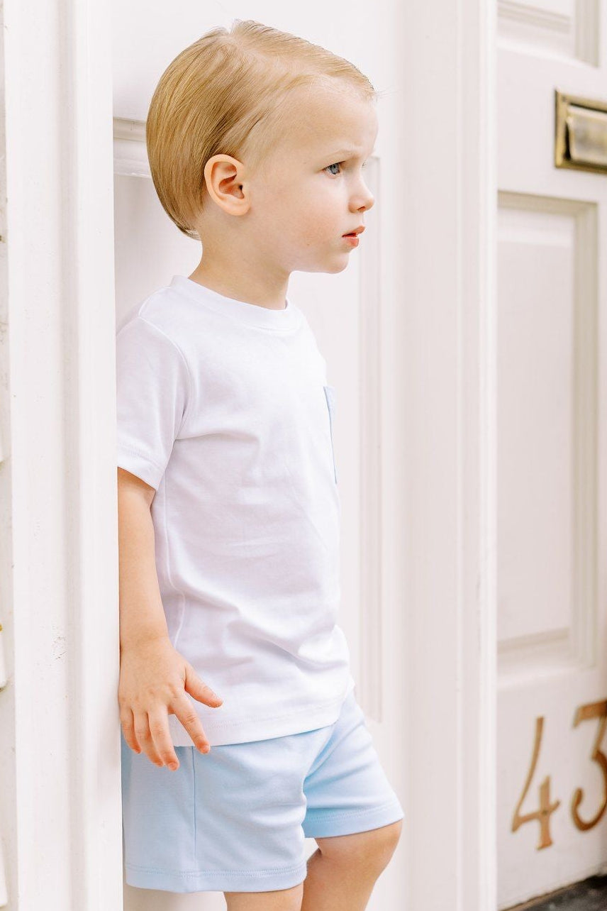 Soft Blue Boy Shorts