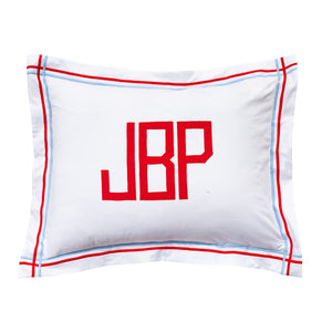 Nautical Embroidered Sham