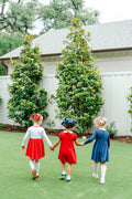 Tatum Twirl Dress - Pink with Red