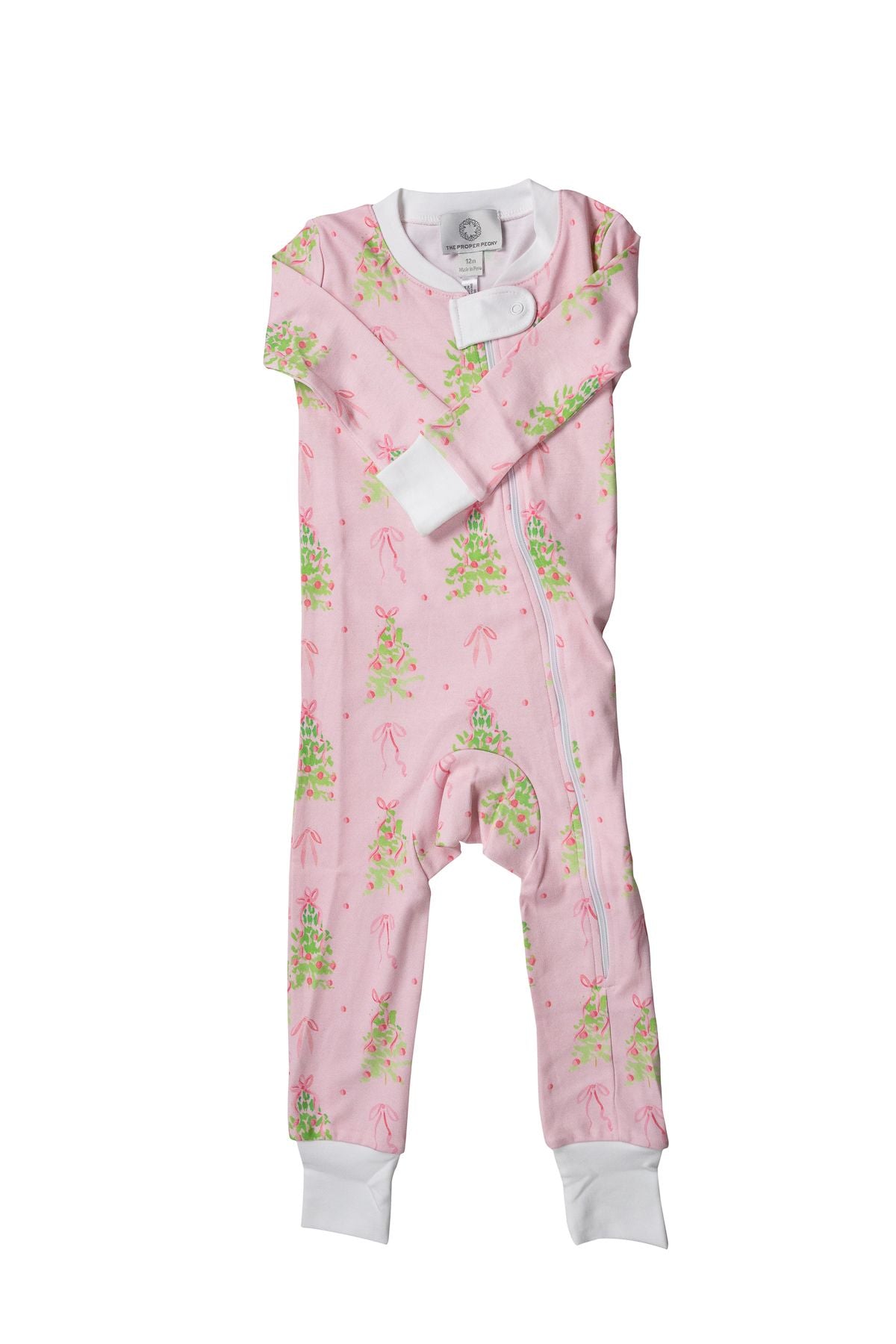 Pink Tinsel Zipper PJ
