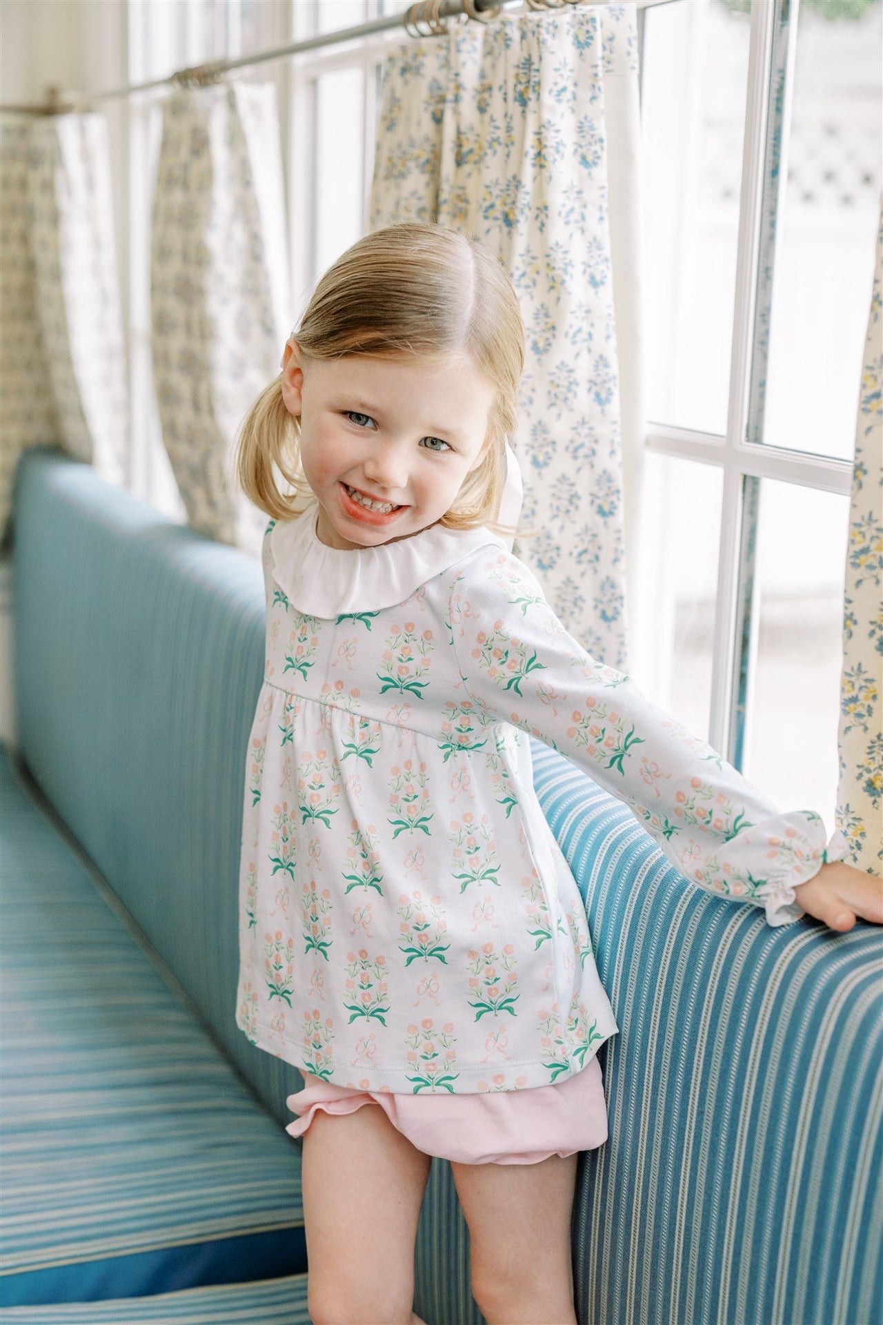 Margot Long Sleeve Bloomer Set