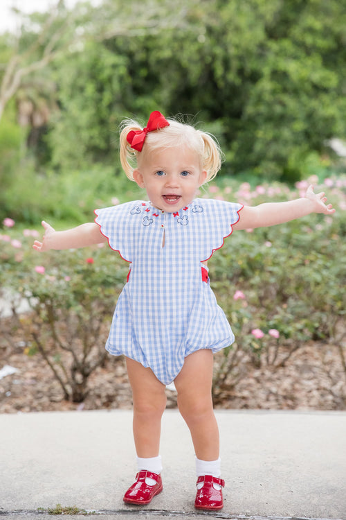 Mouse Ears Blue Girl Bubble