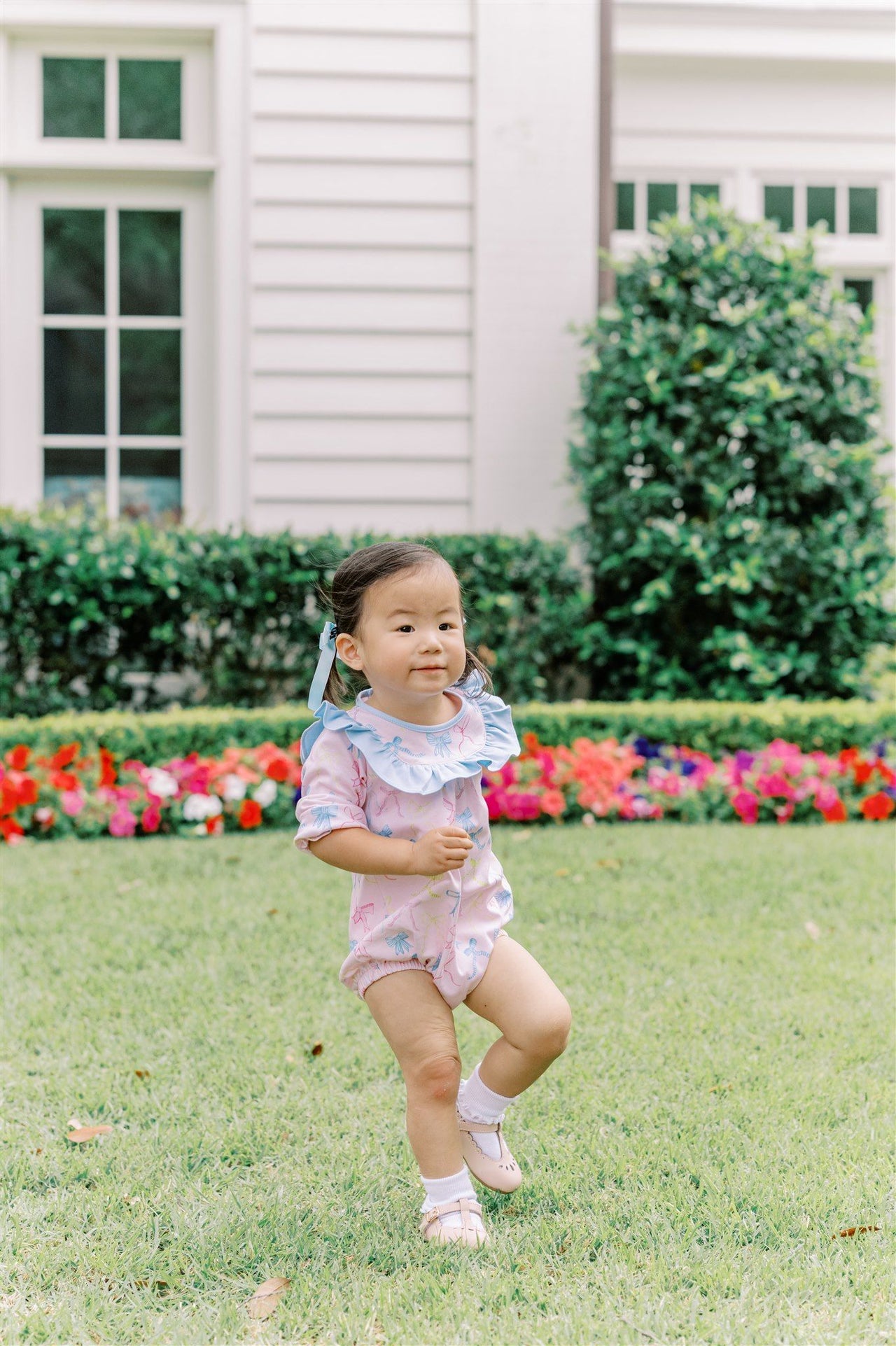 Ribbon Party Long Sleeve Girl Bubble