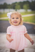 Smocked Pink Bubble