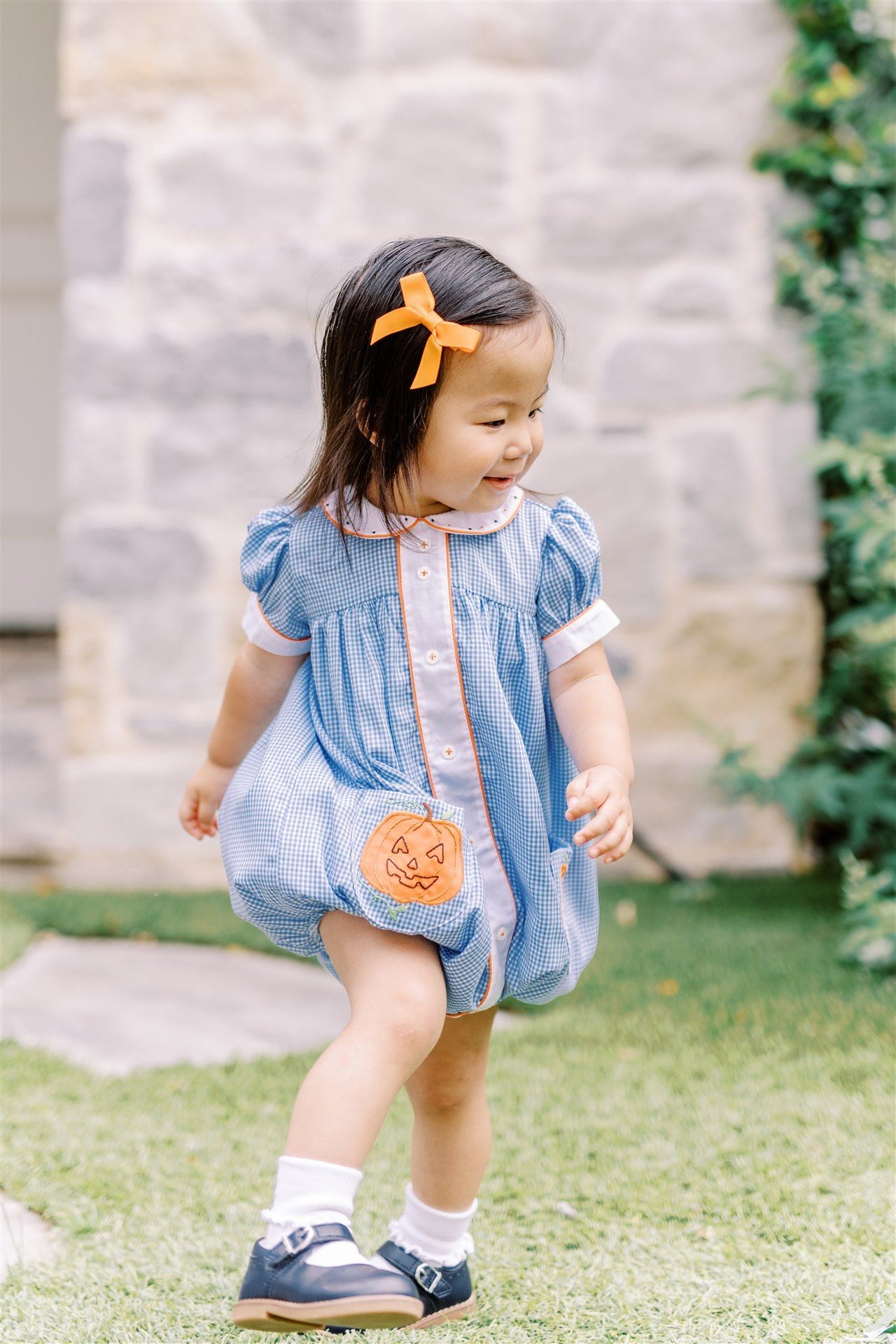 Jackie Pumpkin Girl Bubble