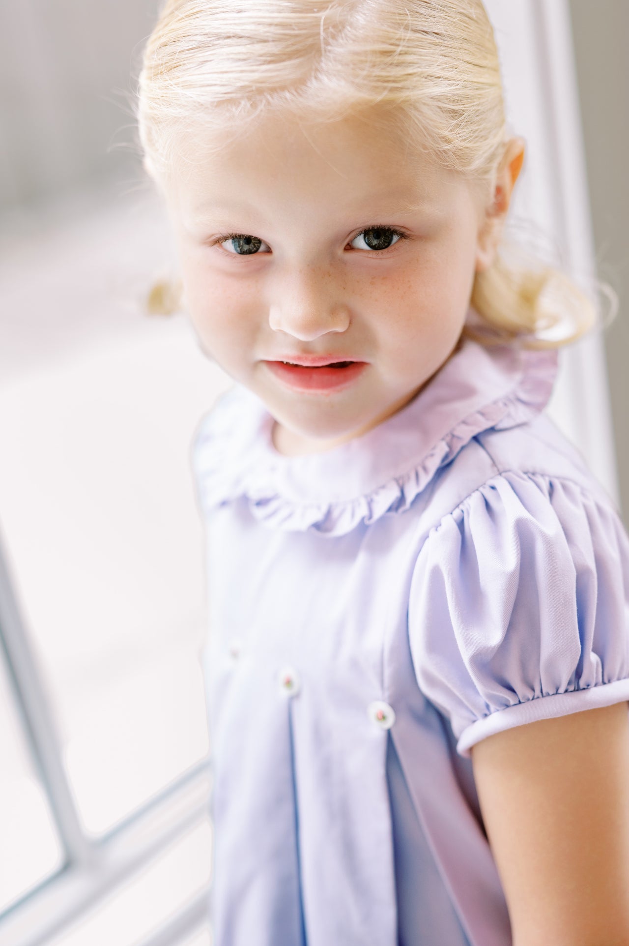 Lavender 5-pleat dress