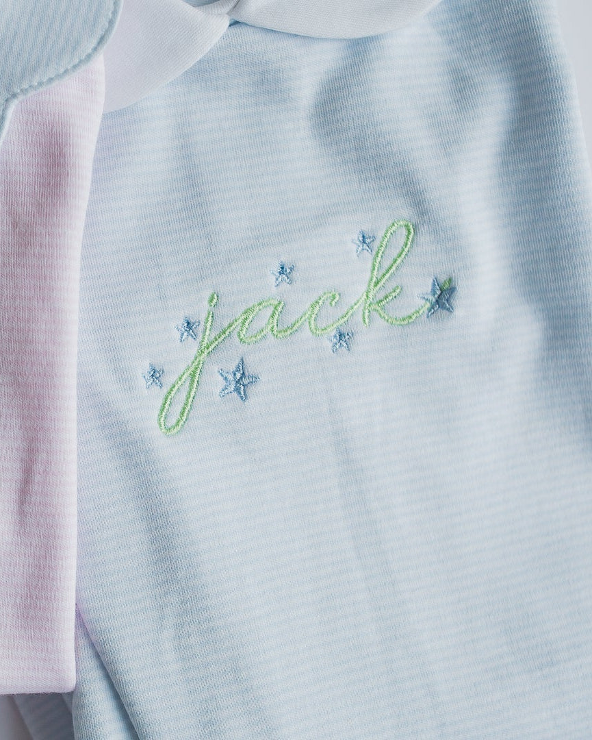 Light Blue Stripe Boy Bubble