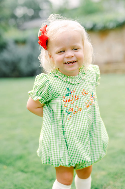 Joy to the World Girl Bubble