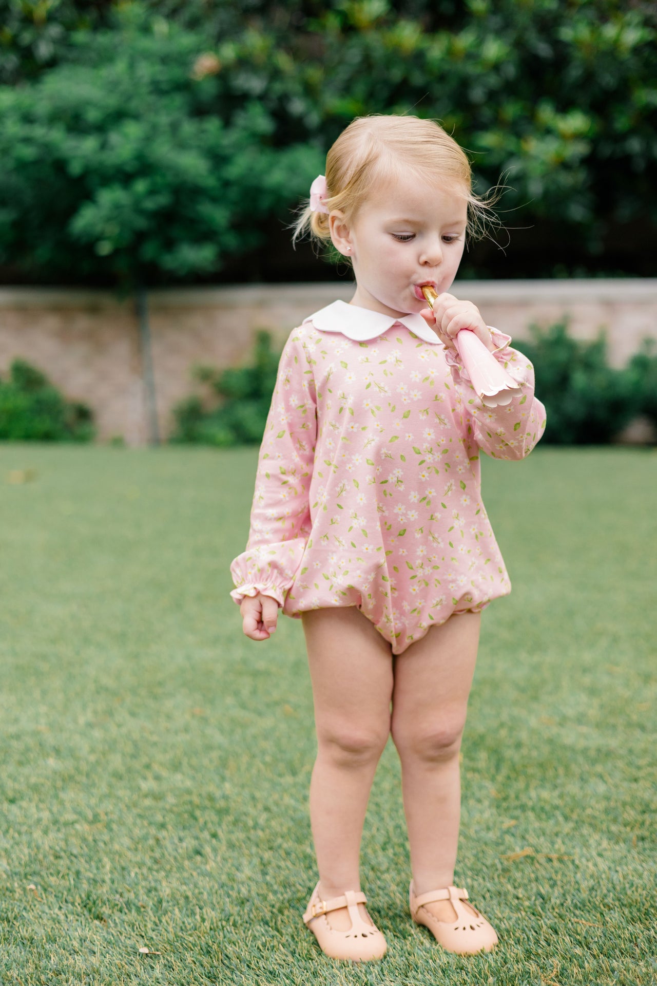 Pink Petal Girl Bubble