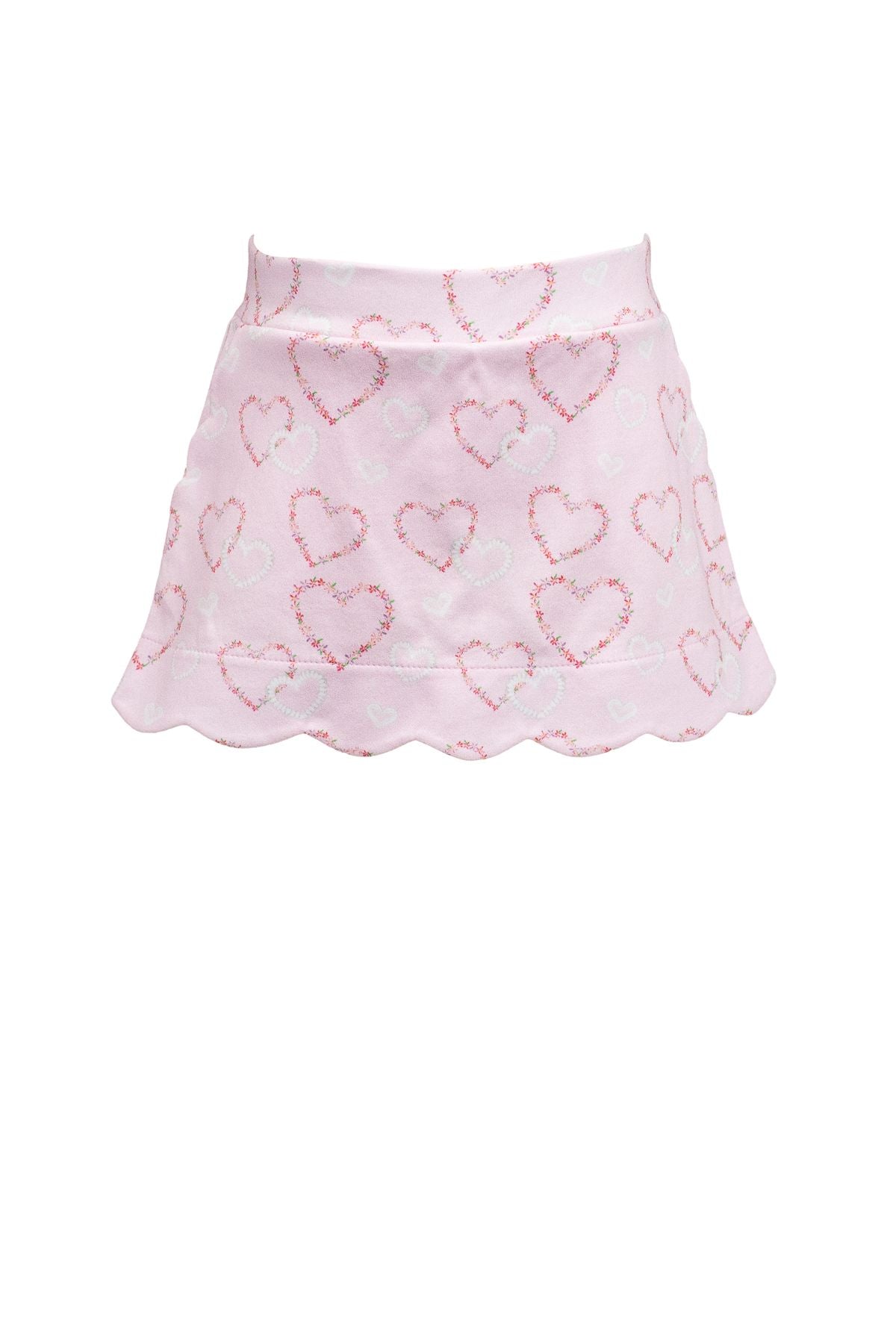 Heartfelt Scallop Skirt