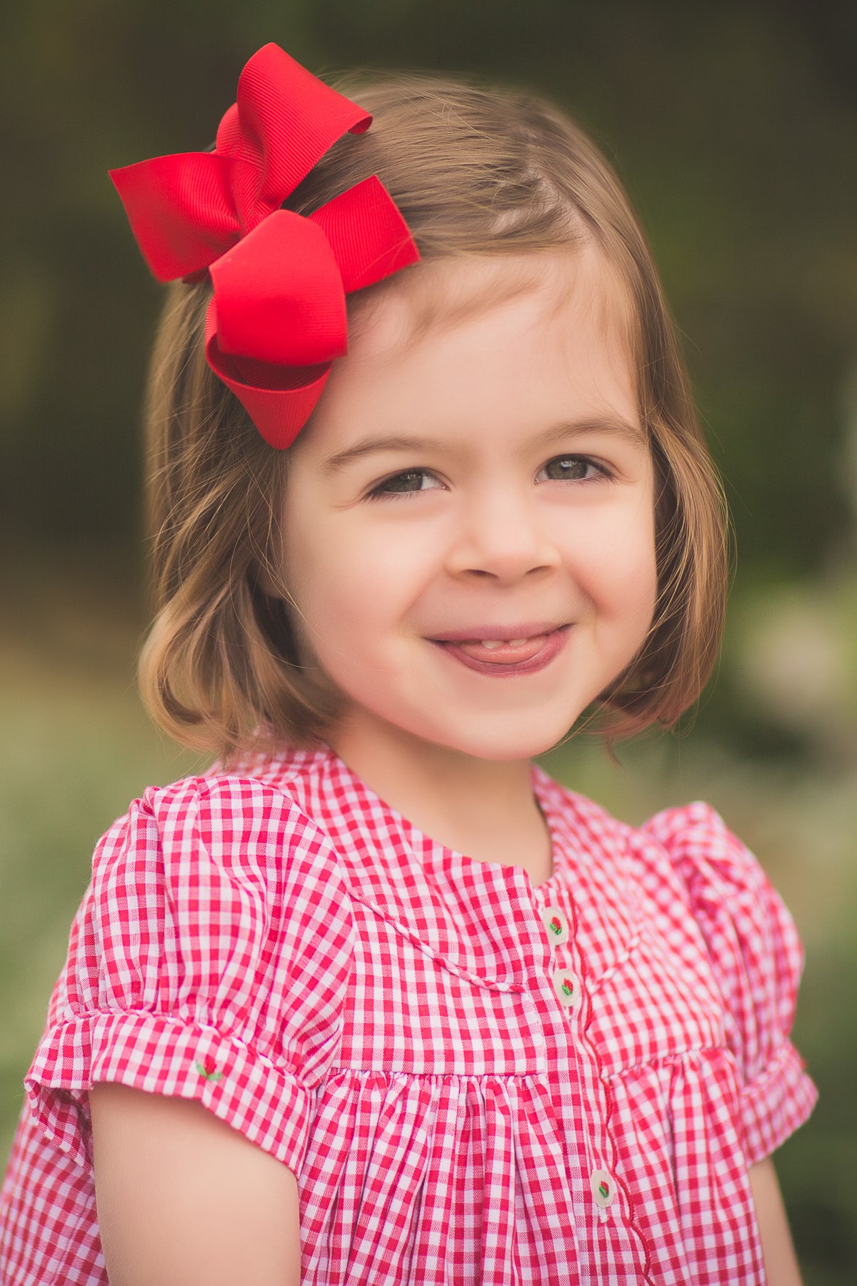 Red Gingham Stella Dress