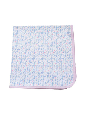 Brielle Bows Receiving Blanket