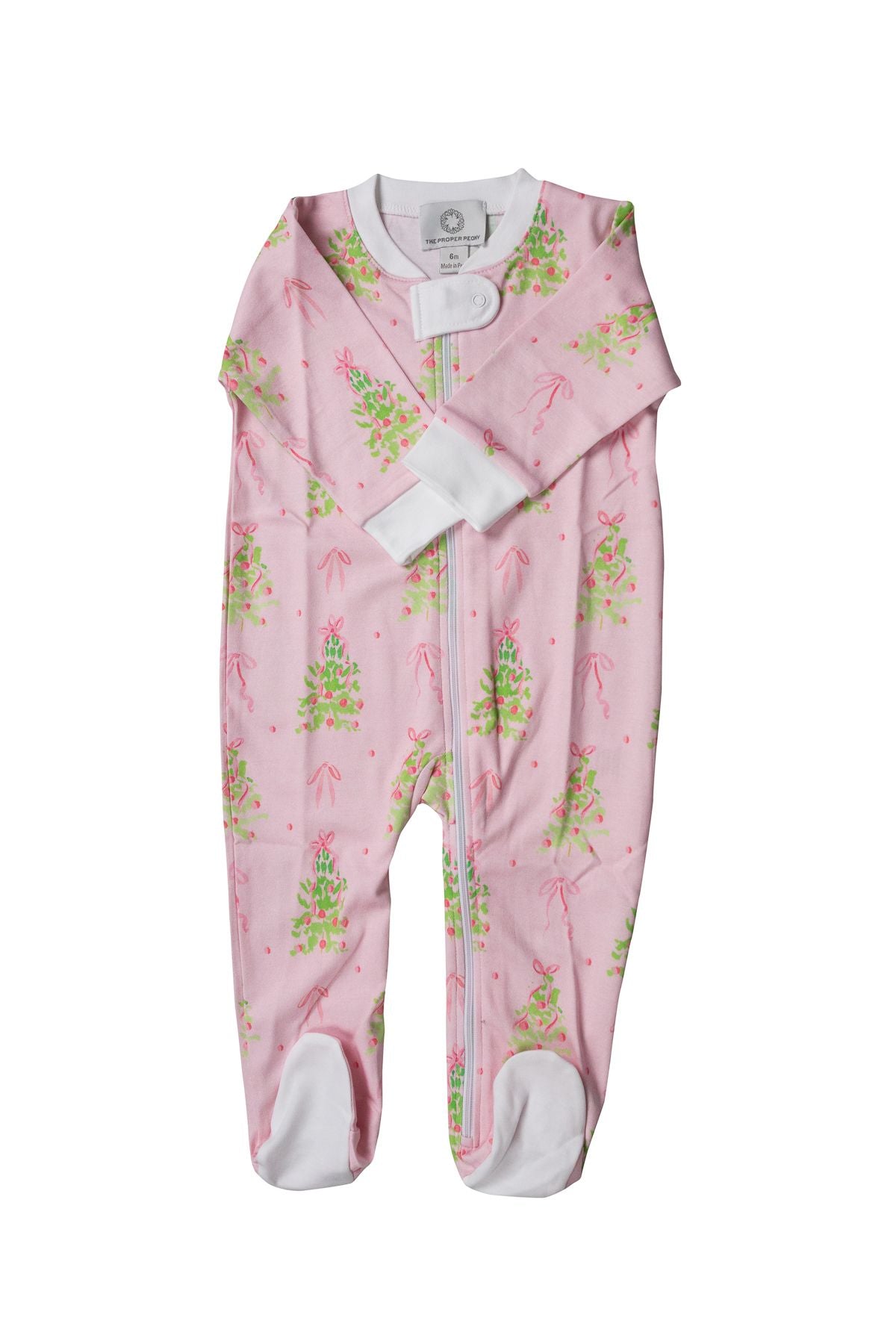 Pink Tinsel Zipper PJ