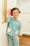 Candy Cane Girl Pant Set