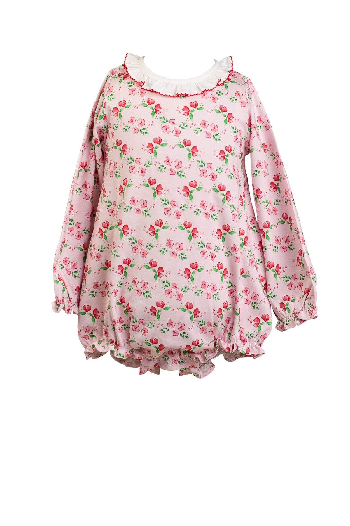 Zinnia Blooms Girl Bubble