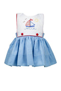 Vineyard Sailboat Girl Dress