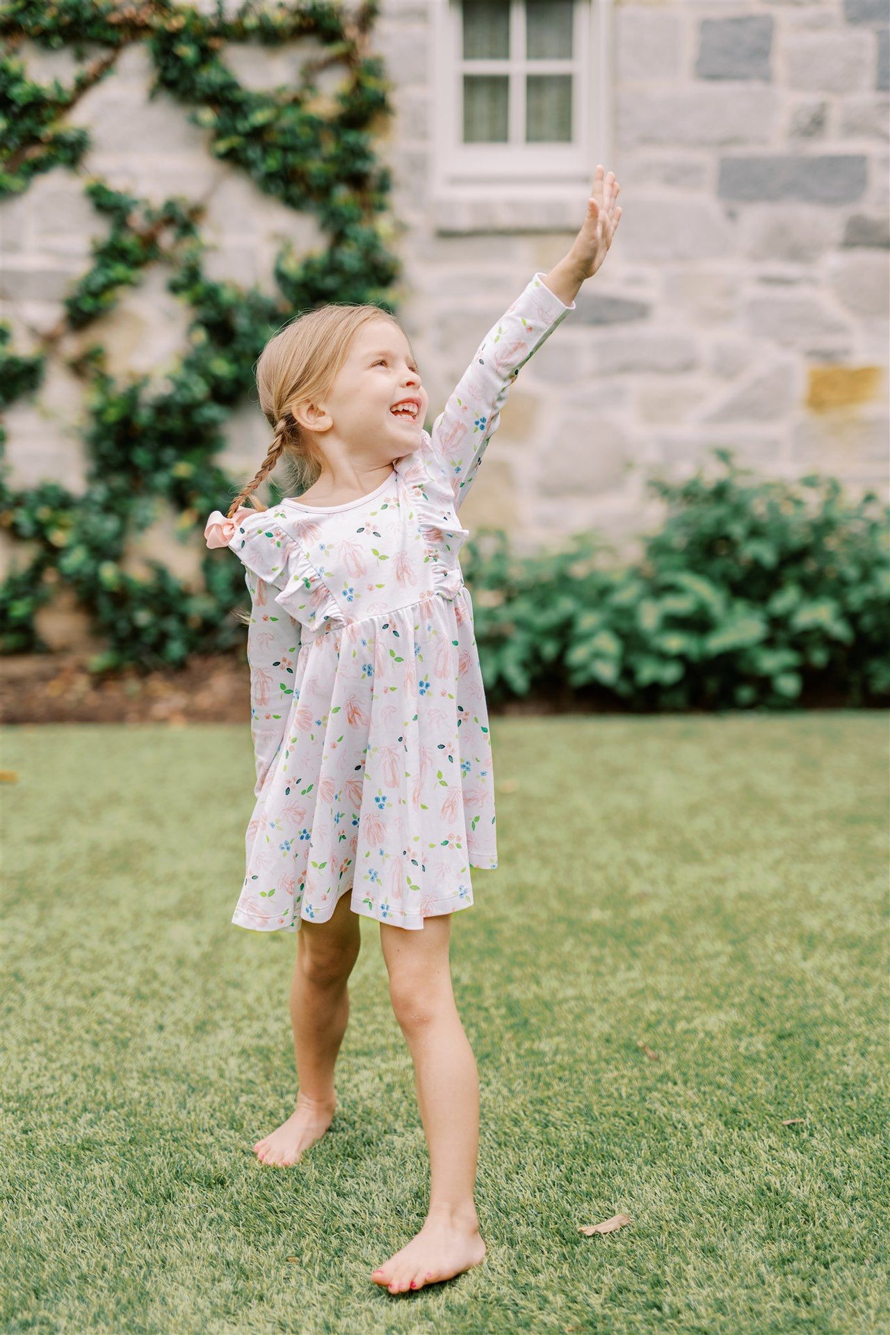 En Point Long Sleeve Twirl Dress