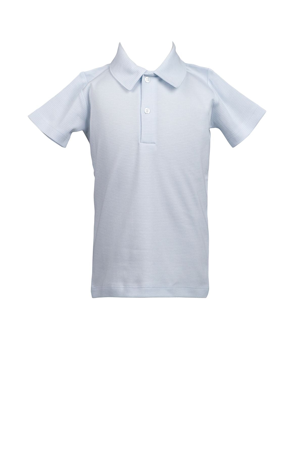 Light Blue Stripe Polo