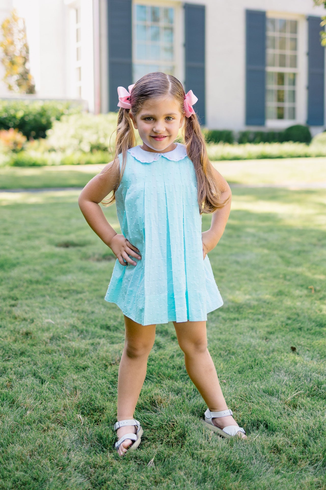 Suzette Swiss Dot Dress