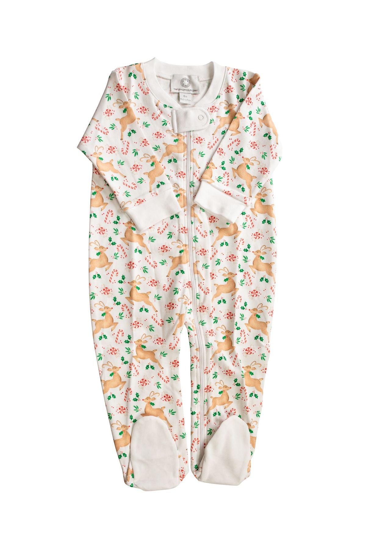 Prancer Footed Zipper PJ