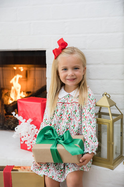 Mistletoe Yoke Dress