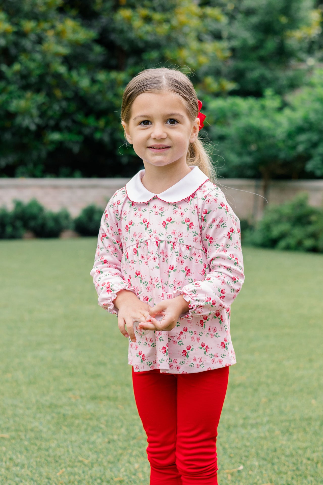 Zinnia Blooms Tunic Set