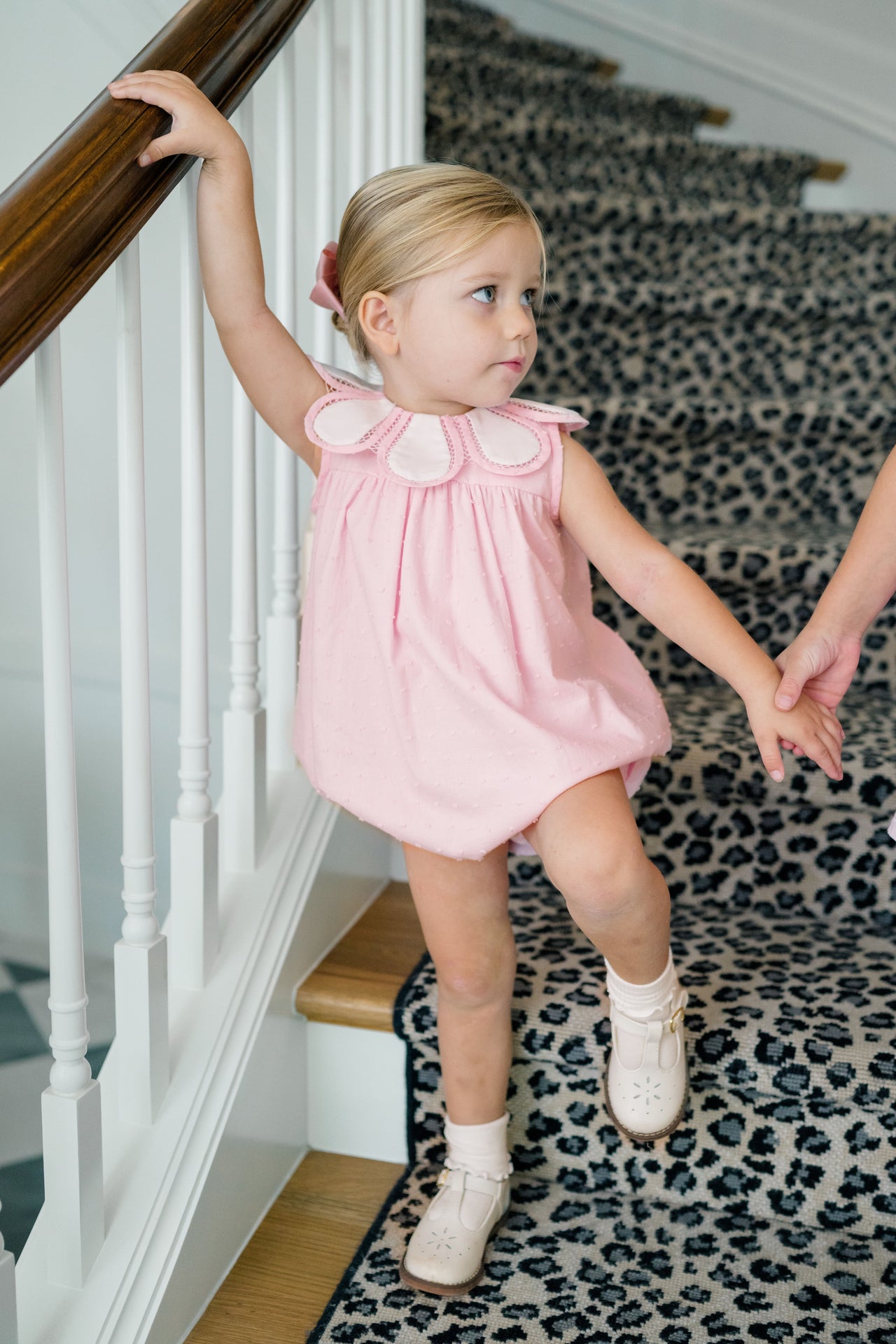 Dotted-Swiss Tulip Girl Bubble