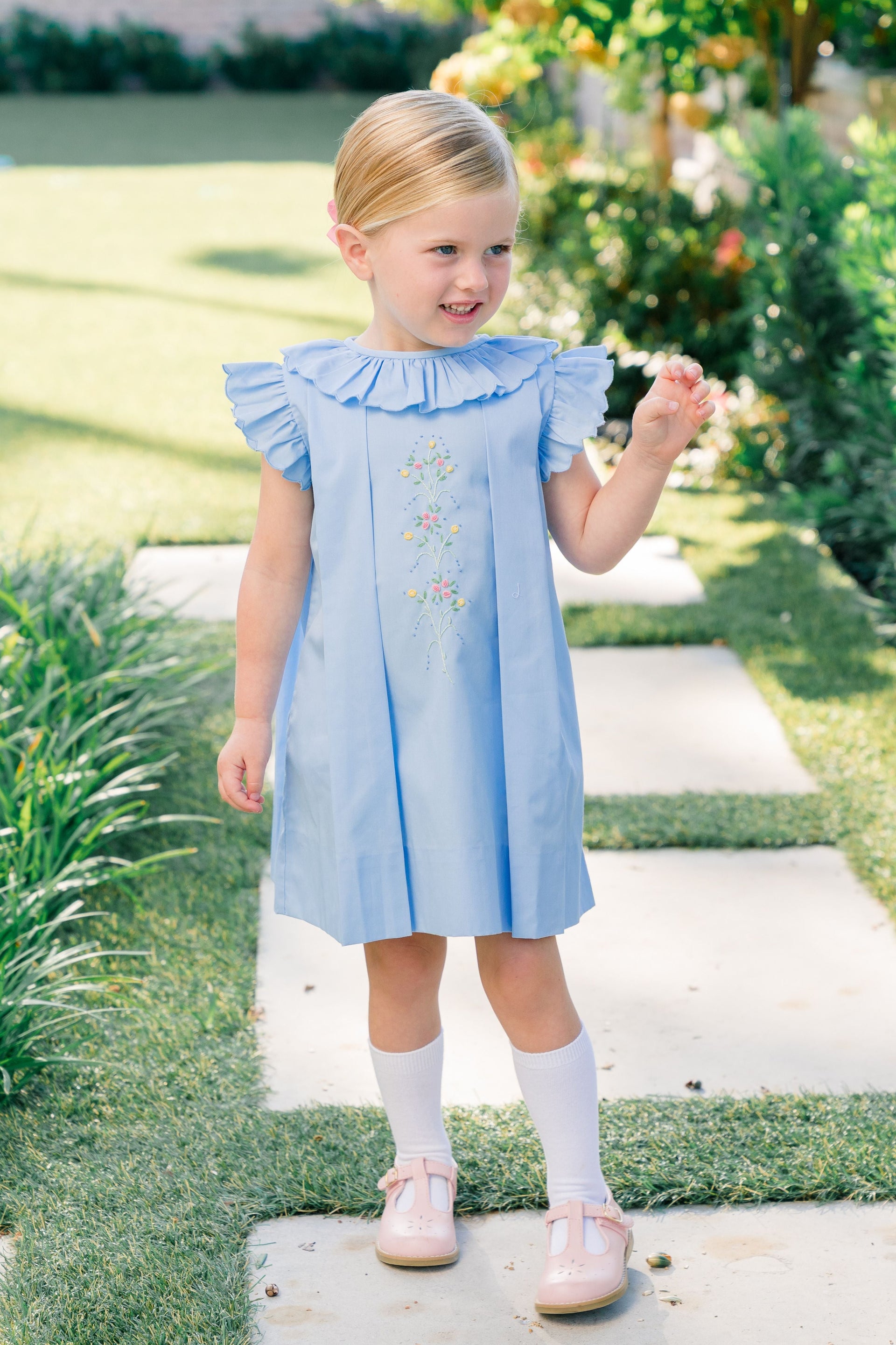 scallop pleated dress Judah Scallop Pleated Dress