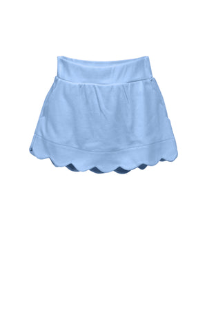 Sophie Scallop Skirt Light Blue