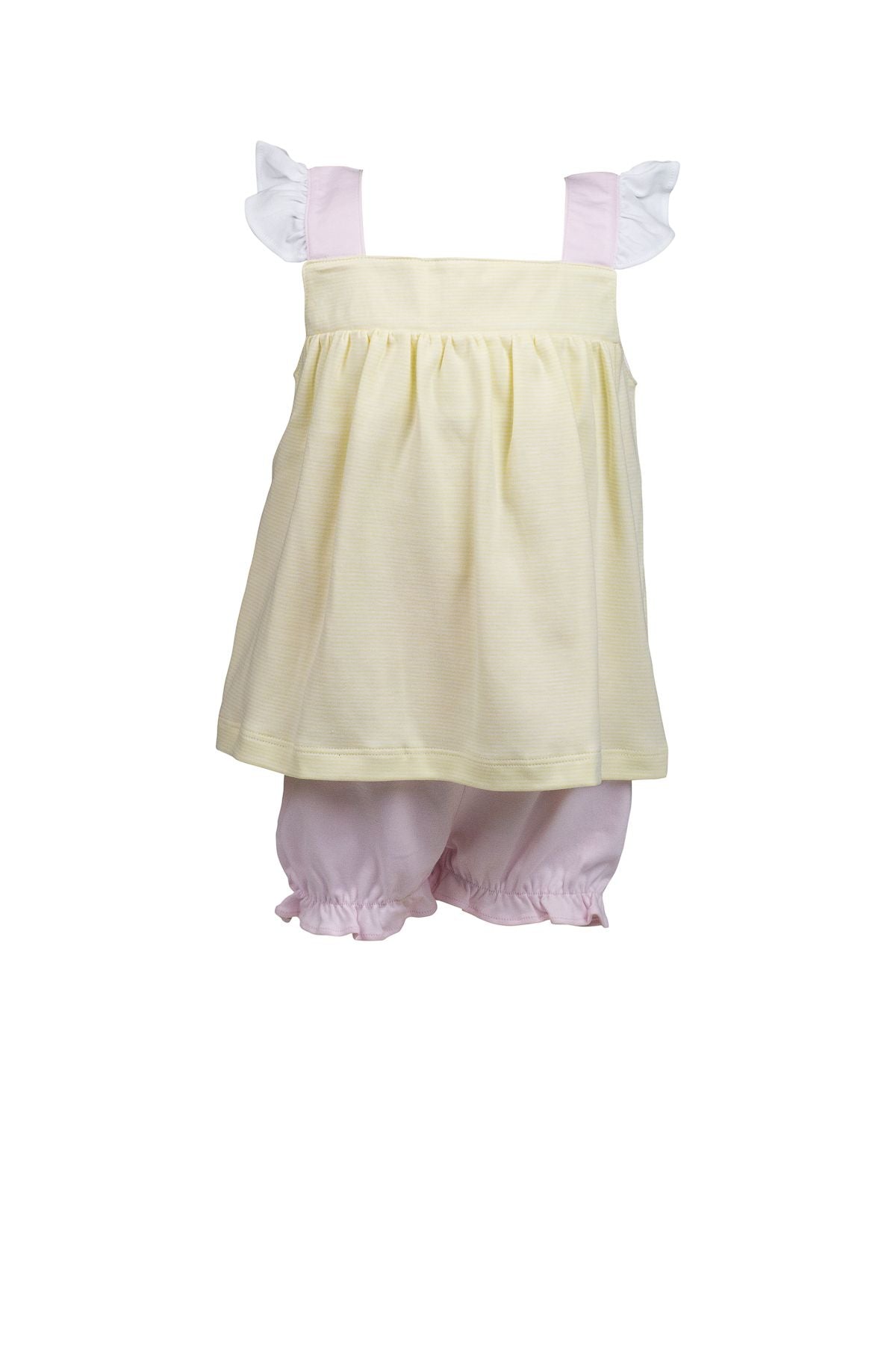 Yellow Stripe Bloomer Set