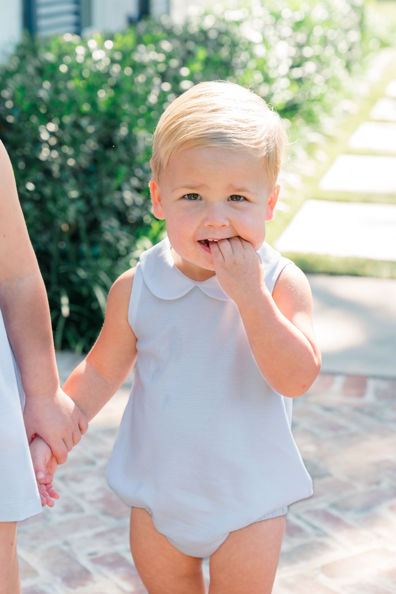Light Blue Stripe Boy Bubble