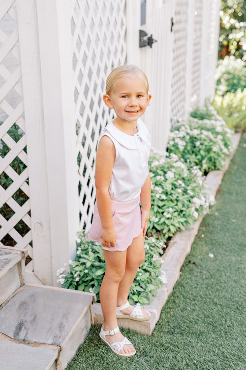 Sophie Scallop Skirt Pink