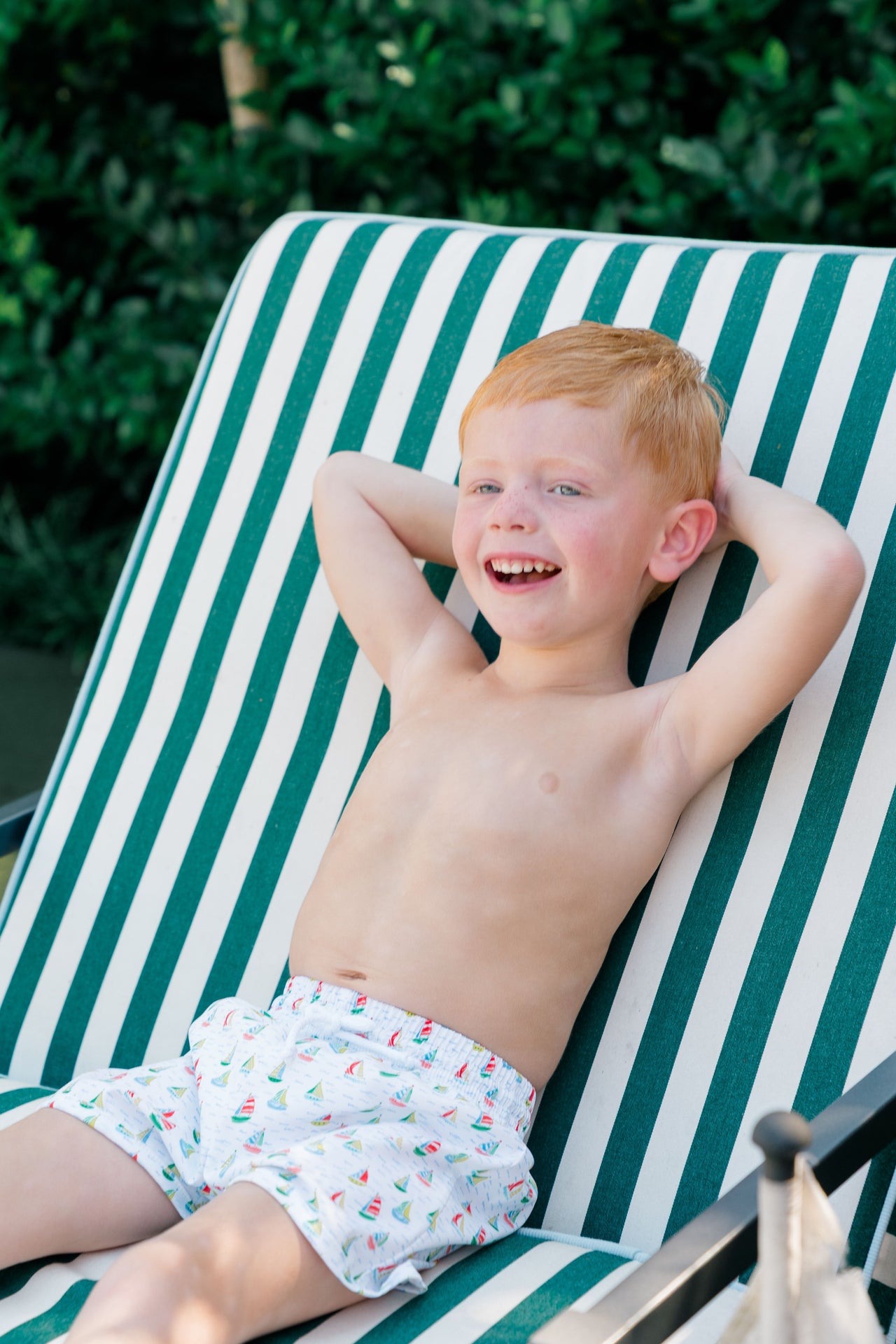 Yacht Boy Swim Trunks