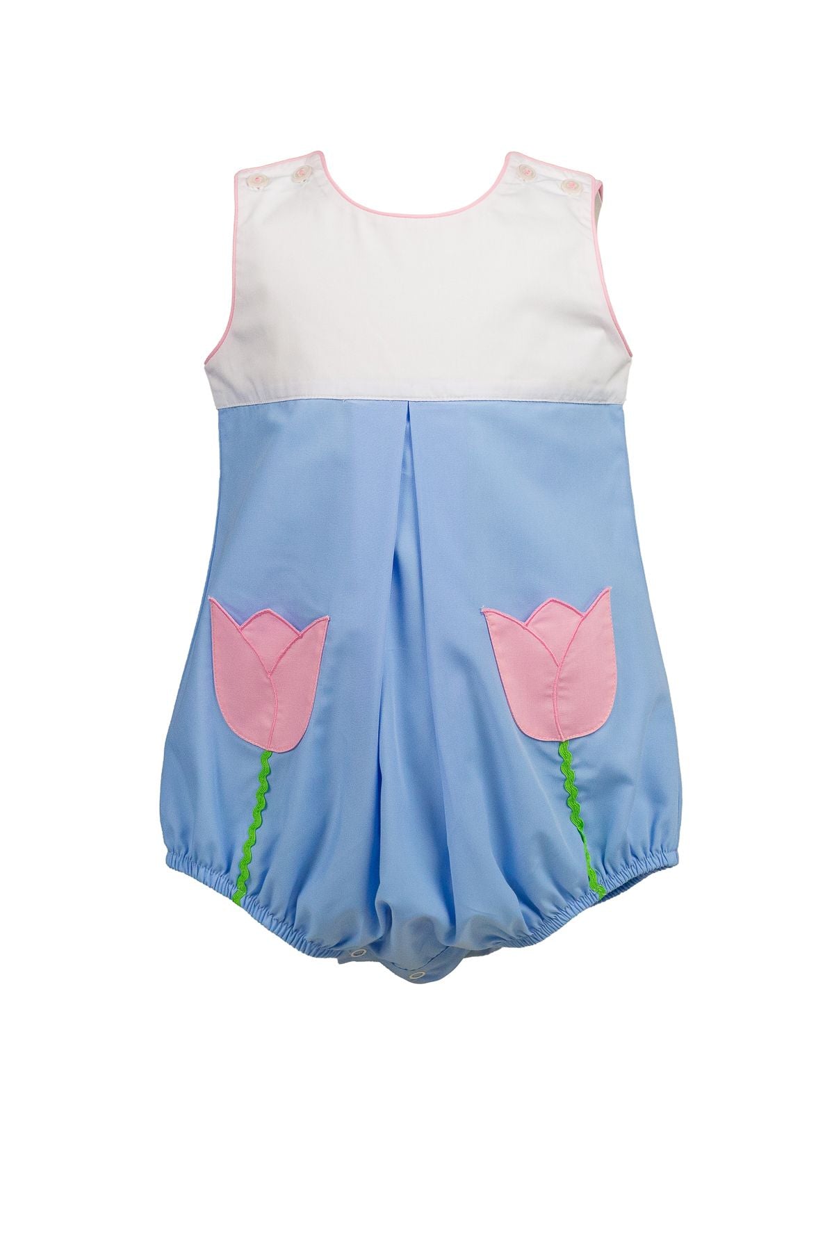 Maude Blue Flower Girl Bubble