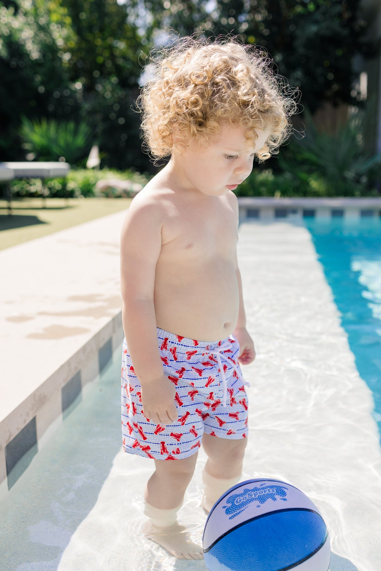 Lobster Boy Swim Trunks