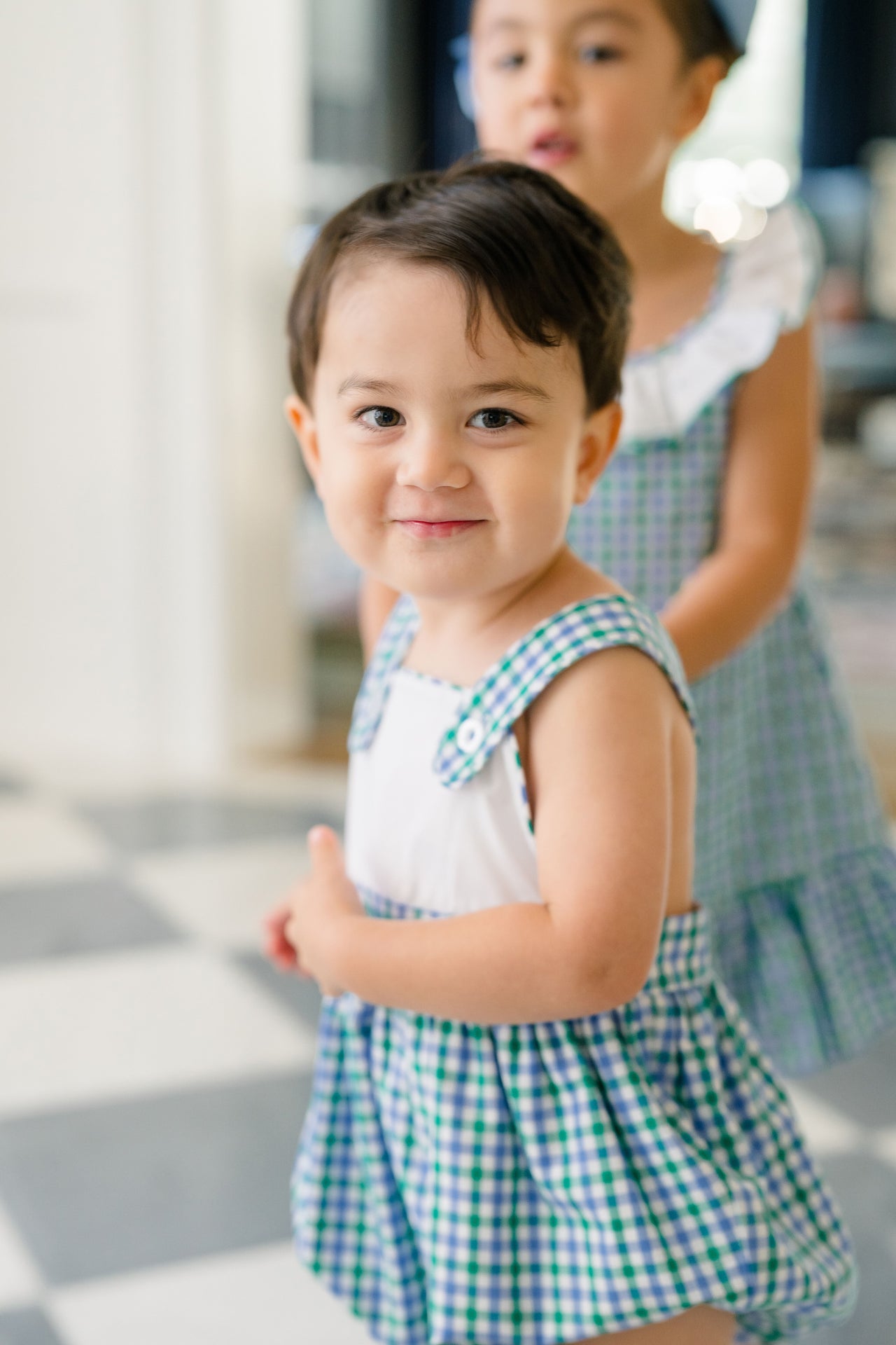 Effie Boy Plaid Bubble