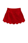 Sophie Scallop Skirt Red