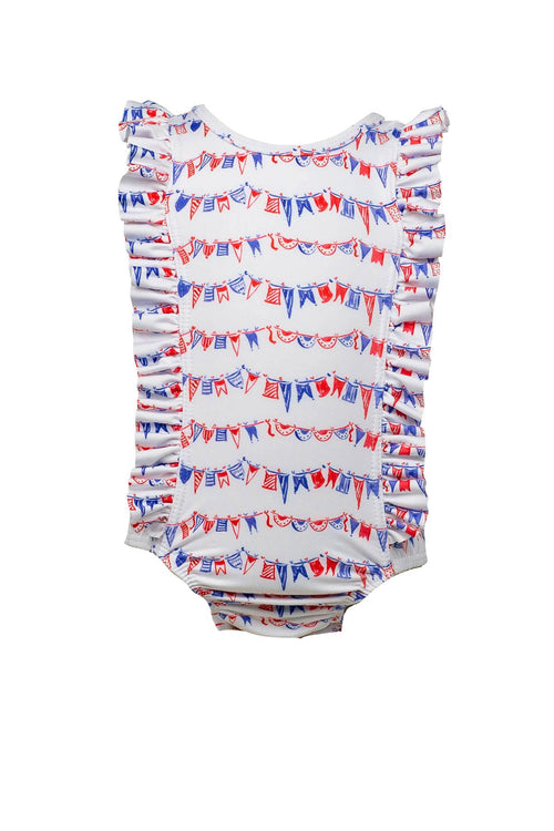 Old Glory Girl One Piece Swimsuit