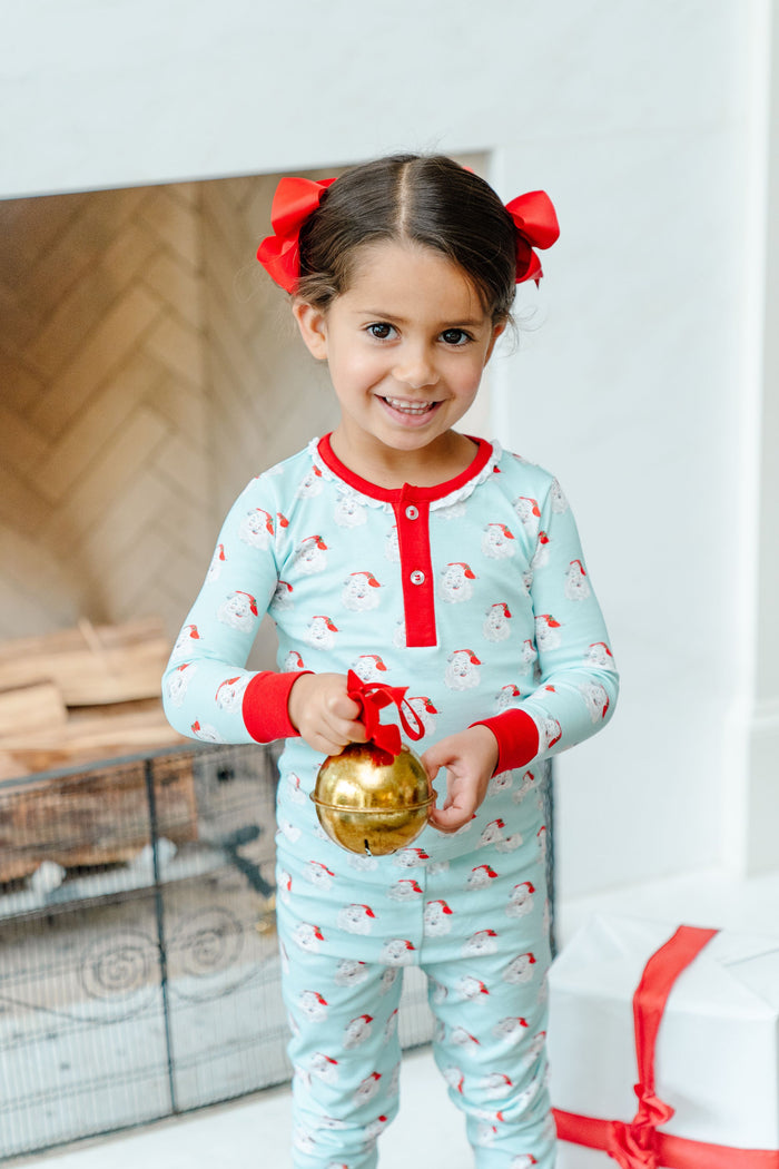 Jolly santa online family pajamas