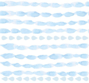 Crib Sheet - Blue Waterbead