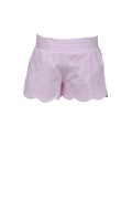 Pima Scallop Shorts - Pink