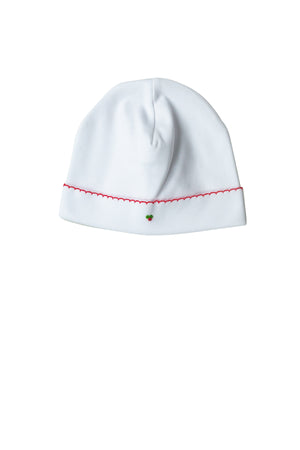 White Christmas Pima Cap